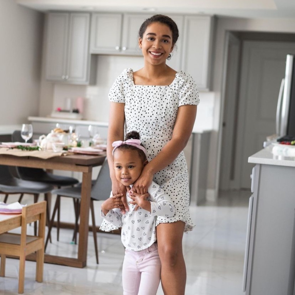 Dotted Mini Dress - Loft